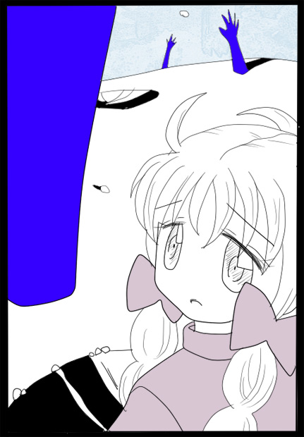 夢四夜3話7ページの絵です。