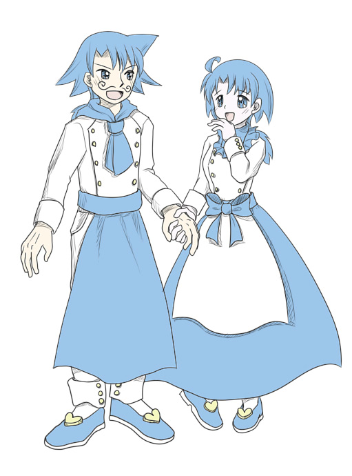 ラム＆リキュル（アスの両親）のキャラクター紹介のイラストです