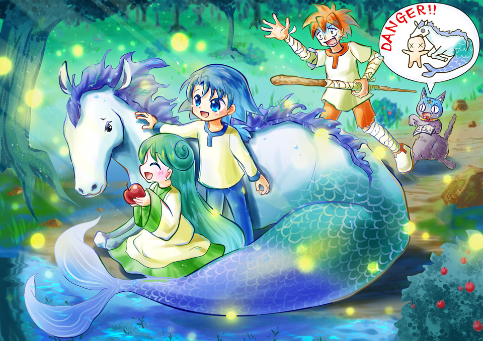 青空の冒険2026年お正月っぽい絵です