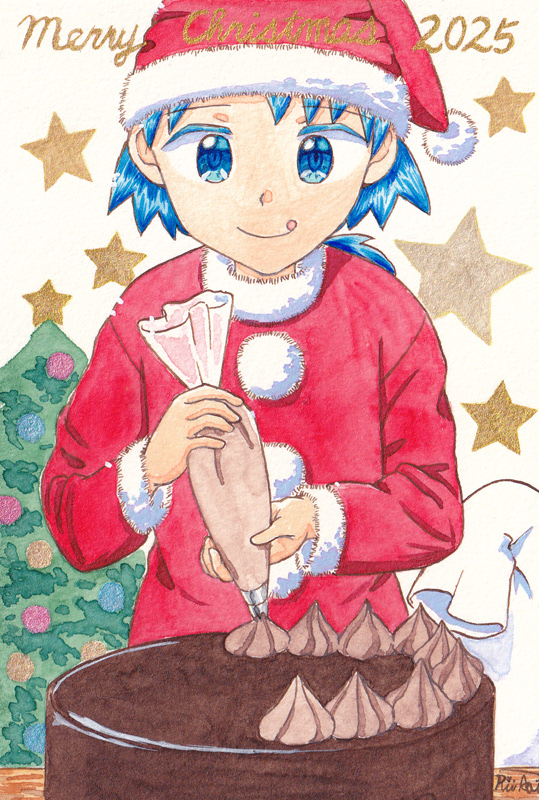 あおいりい様からいただいた「青空の冒険」2025年クリスマスの絵です！